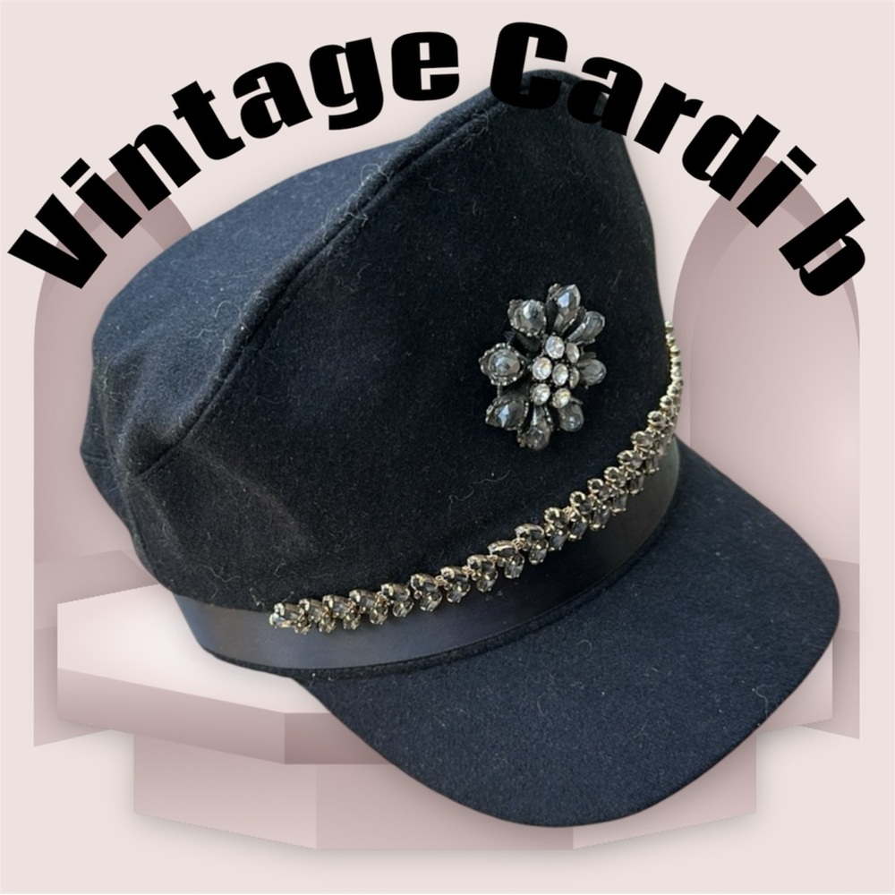 Cardi B Vintage Embellished Women's Cap with Bling. NWT Vintage New Stock